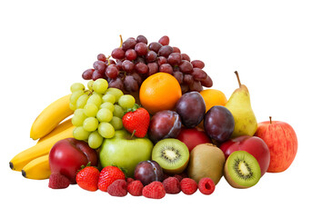 A vibrant assortment of fresh fruits showcasing healthy eating options