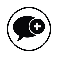 Fototapeta premium Add new message icon