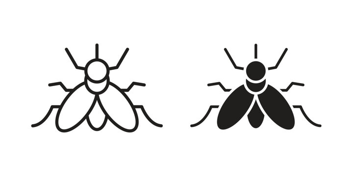 Fly insect icon