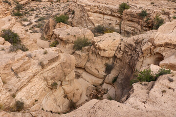 canyon dans le sud de tunisie 