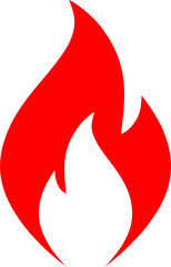 Set of fire flame vector icons. Collection of fire and flame icons. Bonfire icons, flaming elements.