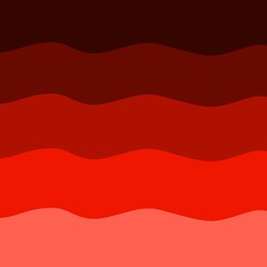 Abstract background with layered, undulating lines in a monochromatic gradient, transitioning from deep burgundy and red to light coral shades. Abstract wavy background