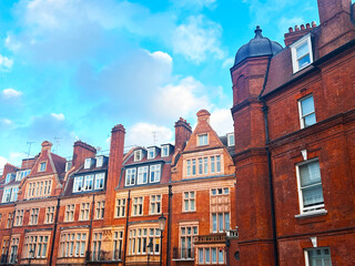 Fototapeta premium Traditional Victorian architecture in Knightsbridge, London