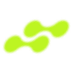 Neon Retro Y2K Halftone Element