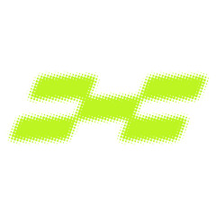 Neon Retro Y2K Halftone Element