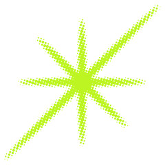 Neon Retro Y2K Halftone Element
