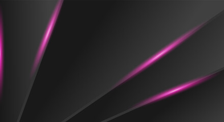 Abstract Dark Background with Glowing Pink Lines  Technology Concept