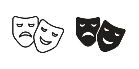 Theater masks icon