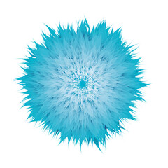 A Blue flower with a white stem. The flower is the main focus of the image