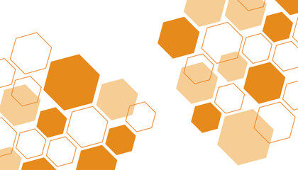 Orange high technology frame for design element