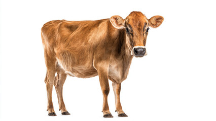 Brown Cow Isolated