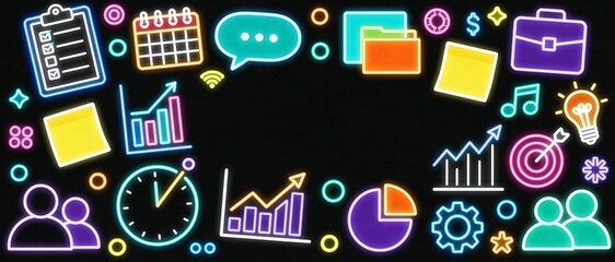 Kpi performance card with analysis, graph, strategy, chart, marketing, management, target