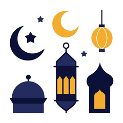 eid mubarak vector illustration