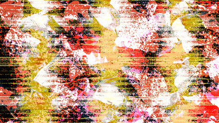 Abstract Chaotic Grunge Splatter Texture Background