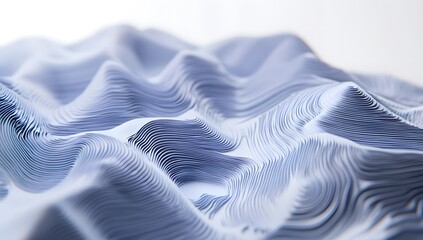 Abstract wavy surface