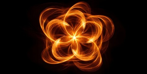 Abstract light pattern