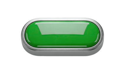 Green Button Pressed: Digital Interface Element