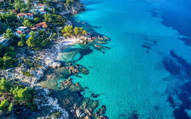 One of the most beautiful beaches in Sithonia, Halkidiki, Greece