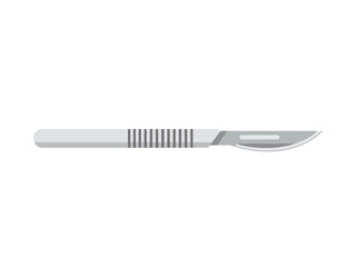 Surgical Scalpel Illustration A Sharp and Precise Medical Tool for Cutting