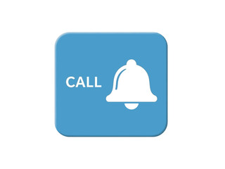 Call Notification Button Alert, Communication, and Contact Icon for Mobile and Web Applications
