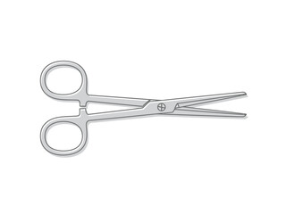Medical Scissors Illustration Precise Surgical Instrument Detail