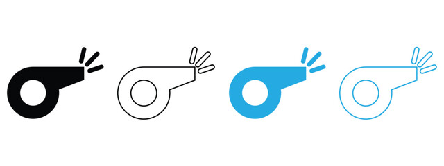 Soccer Sport Icon Set – Outline & Solid Style Vector with Coach, Whistle, Ball, Goal, Scoreboard and Stopwatch