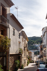 Charming Narrow Street in a Mediterranean Town