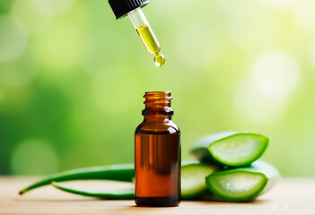 essential oil and aloe vera