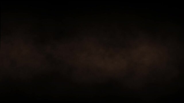 Brown Sand Dust and Soil Powder Smoke on Black Background. Fast Moving Sandstorm, Mist and Vapor Overlay, Seamless Looping 4K Motion Graphic.
Smoke on black background