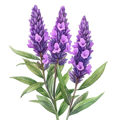 Fototapeta premium watercolor hand-drawn of Zebra Plant Flower, isolated on a white background.