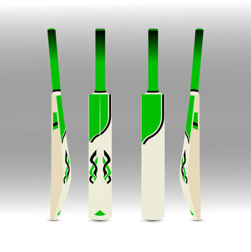 Green minimal bat sticker