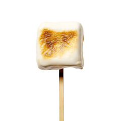Toasted Marshmallow Isolated transparent on white background