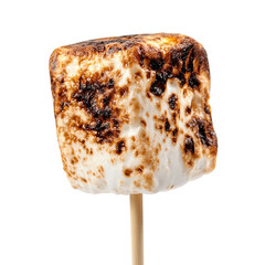 Toasted Marshmallow Isolated transparent on white background