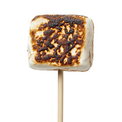 Toasted Marshmallow Isolated transparent on white background