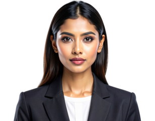 Studio Portrait of Indian Model With Minimalist Styling