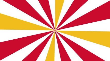 Comic book pink yellow background with rays animation, colorful radial speed lines from middle to the outside seamless loop abstract line rays sunburst manga anime cartoon popup art backdrop video - Powered by Adobe