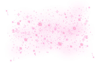 Pink Dust with stars 