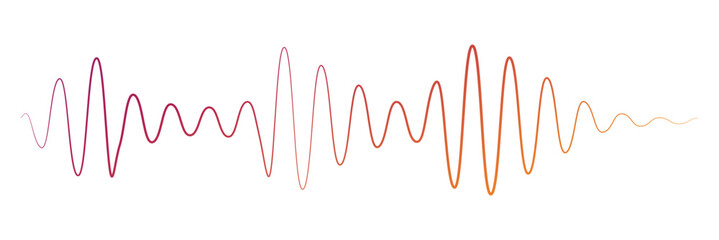 Podcast sound waves set. Waveform pattern for music player, podcast, voise message, music app. Audio wave icon. Equalizer template. Vector illustration isolated on white background adobe stock