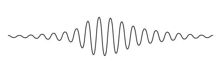 Podcast sound waves set. Waveform pattern for music player, podcast, voise message, music app. Audio wave icon. Equalizer template. Vector illustration isolated on white background adobe stock