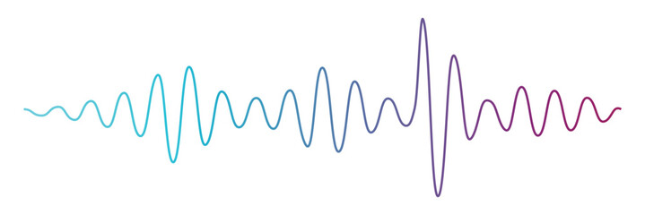 Podcast sound waves set. Waveform pattern for music player, podcast, voise message, music app. Audio wave icon. Equalizer template. Vector illustration isolated on white background adobe stock