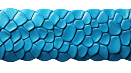 Blue Pebble Texture on Transparent Background
