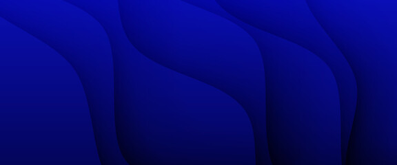 Blue abstract background wavy layers lines texture design vector