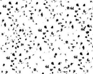 Black Confetti Seamless Scatter Pattern