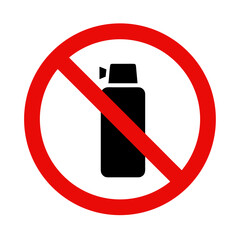 No Chemicals Allowed &ndash; No Pesticide allowed- Toxic Substance Prohibition Icon
