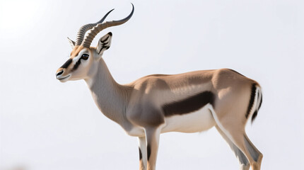 Obraz premium antelope isolated on white background