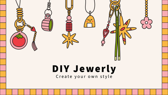 DIY jewelry banner