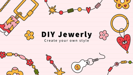 DIY jewelry banner
