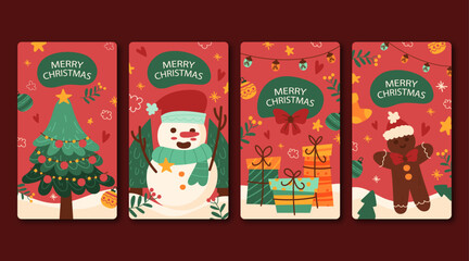 Merry Christmas and Happy New Year Background. Merry christmas design template, greeting cards, banner, poster,holiday cover.  Xmas decoration. 