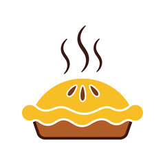 Freshly Baked Apple Pie with Steam Rising, Perfect for Seasonal Recipes and Dessert Menus