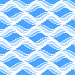 Seamless pattern with a simple abstract drawing. Vector illustration.